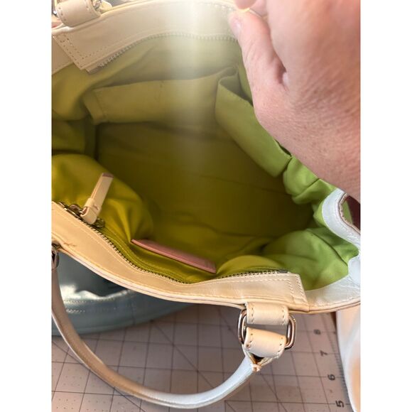 Coach HAMPTON Multicolor striped canvas, leather trim handbag - Picture 4 of 4